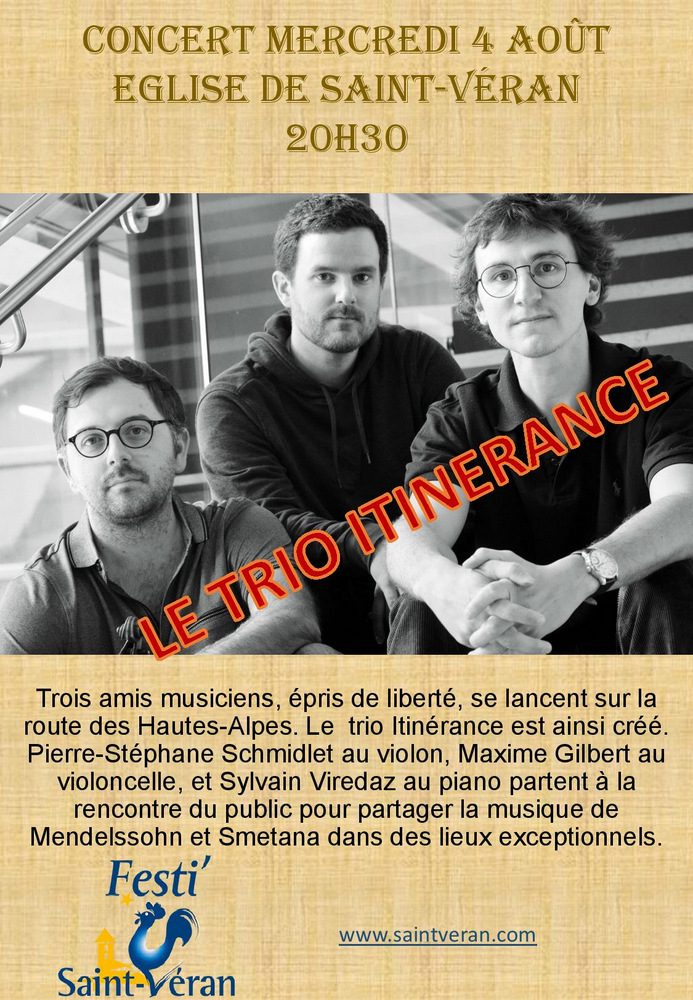 Affche trio itinerance